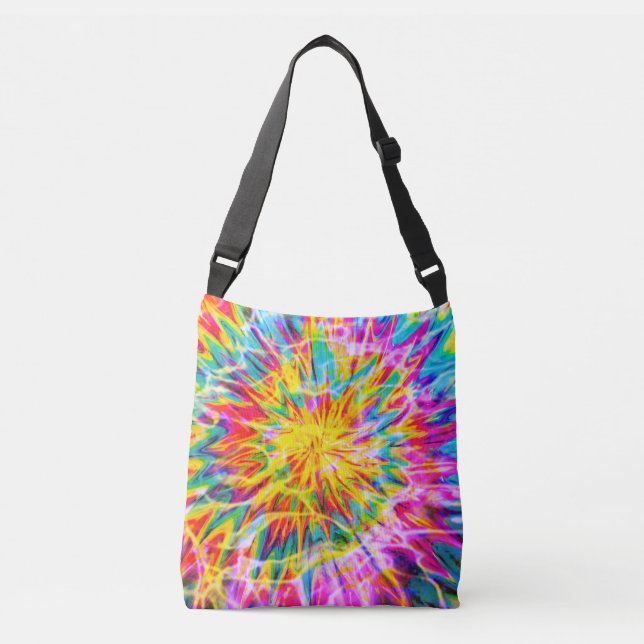 TIE DYE SPLASH  CROSSBODY BAG (Front)