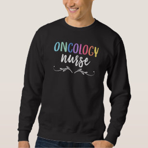 Tie Dye Stethoscope Oncology Nurse Day Nursing Scr Sweatshirt