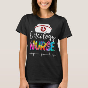 Tie Dye Stethoscope Oncology Nurse Day Nursing Scr T-Shirt