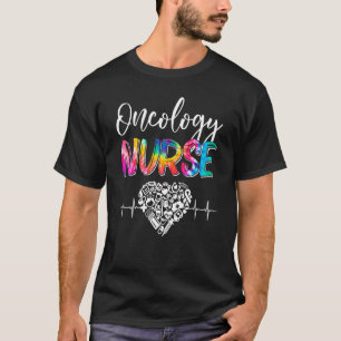 Tie Dye Stethoscope Oncology Nurse Day Nursing Scr T-Shirt