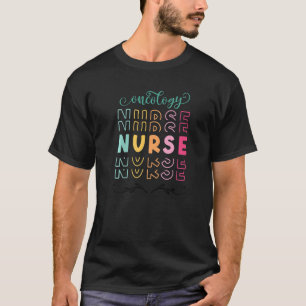 Tie Dye Stethoscope Oncology Nurse Day Nursing Scr T-Shirt
