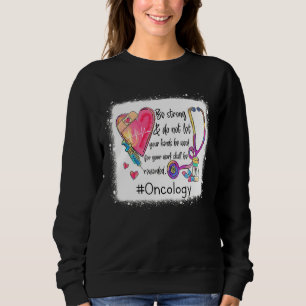 Tie Dye Stethoscope Oncology Nurse Scrub Nursing S Sweatshirt