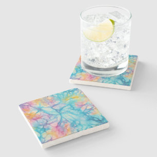 Tie-Dye Stone Coaster
