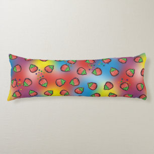 Tie Dye Strawberry Fields Body Cushion