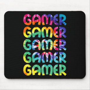 Tie Dye Style Gaming Video Game Men Boys Teens Mouse Mat