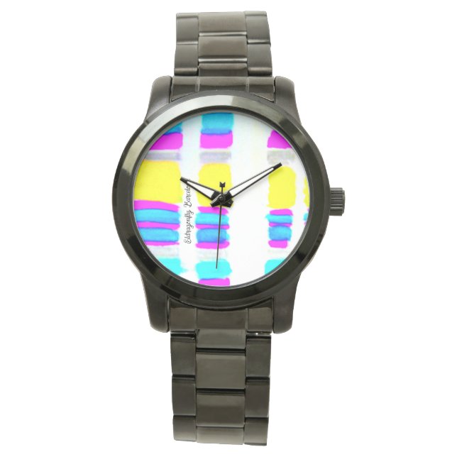 Tie Dye style print, Watch (Front)