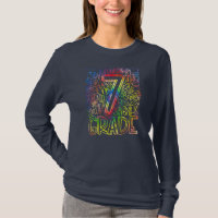 Tie Dye Team Kid Teacher Back To School 7th Grade