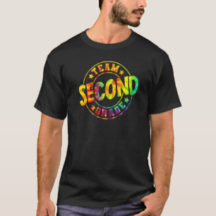Tie Dye Team Second Grade 2nd Grade School Teacher T-Shirt