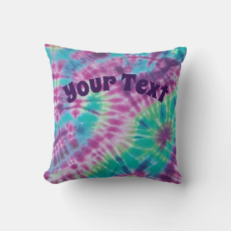 Tie-dye Throw Pillow - Personalise