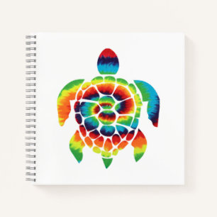 Tie Dye Turtle     Notebook