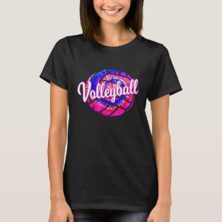 Tie Dye Volleyball Perfect Teenage Girl Fun Volle T-Shirt