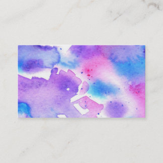Tie-Dye Watercolor Business Card