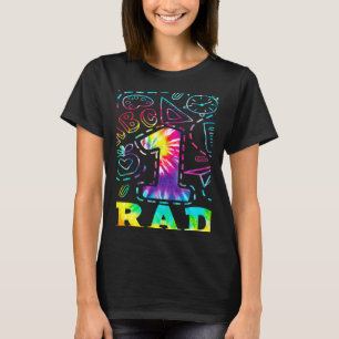Tie Dye Welcome Back To School Happy 1 Grade T-Shirt