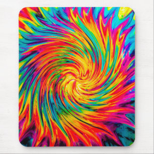 TIE DYE WIND ABSTRACT MOUSE MAT