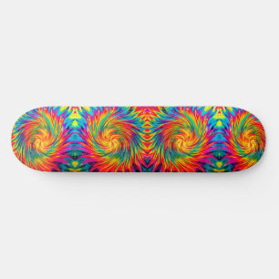 TIE DYE WIND ABSTRACT SKATEBOARD