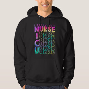 Tie Dye Women Men Neonatal Icu Nursing Tie Dye Nic Hoodie