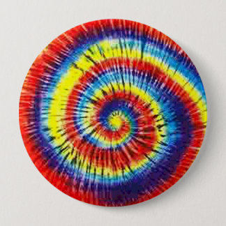 Tie-Dyed 10 Cm Round Badge
