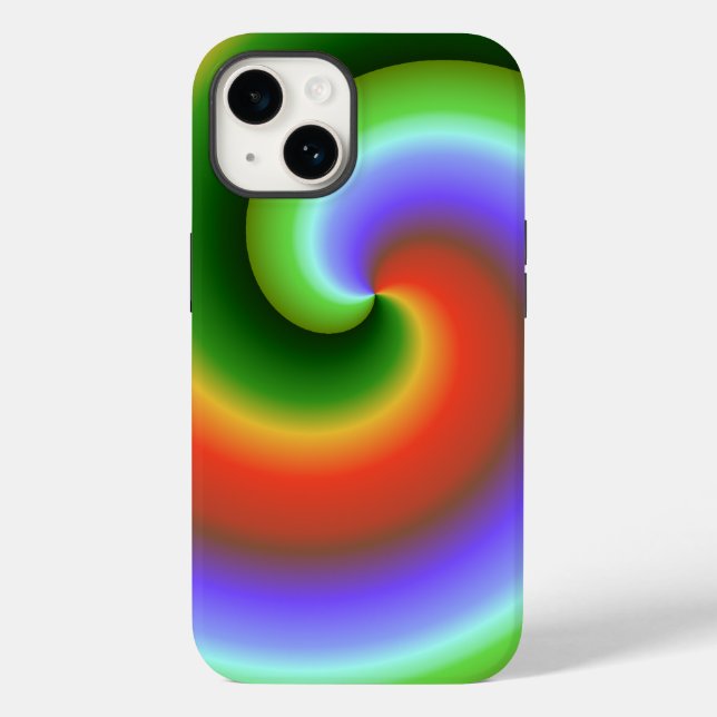 Tie Dyed Conch Shell Case-Mate iPhone Case (Back)