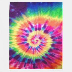 TIE DYED Fleece Blanket