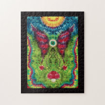 Tie Dyed "Flying Eyeball" Puzzle