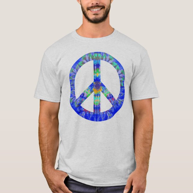 Tie Dyed Peace Sign Shirt (Front)