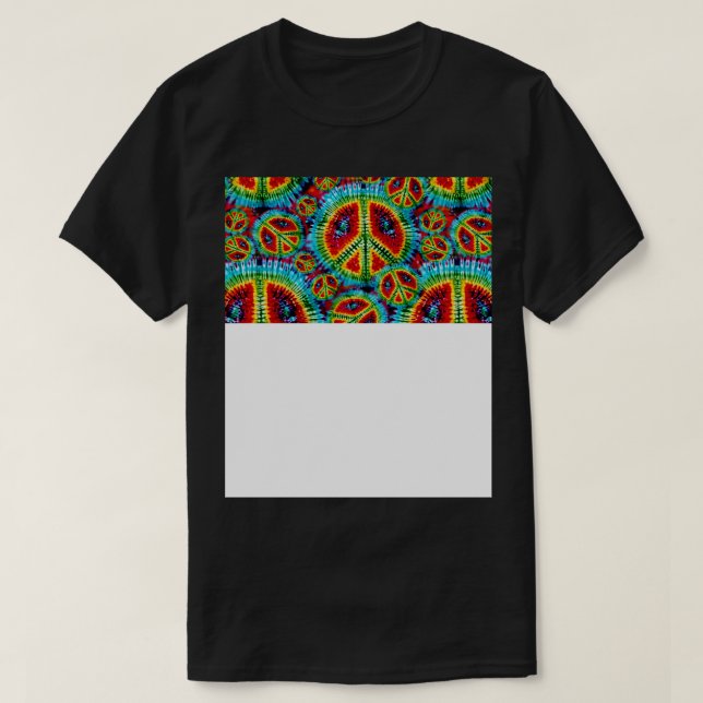 Tie Dyed  Psychedelic T-Shirt (Design Front)