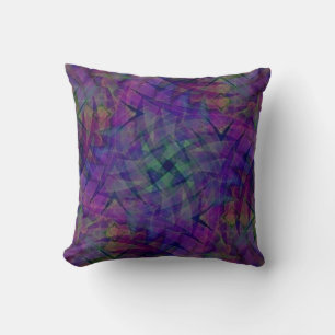 Tie Dyed Water Colour Pattern Pillow