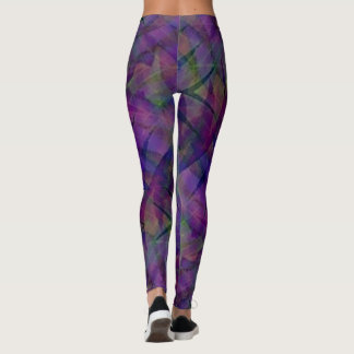 Tie Dyed Zig Zag Pattern Leggings