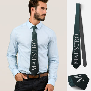 Tie for orchestra conductors and other maestros