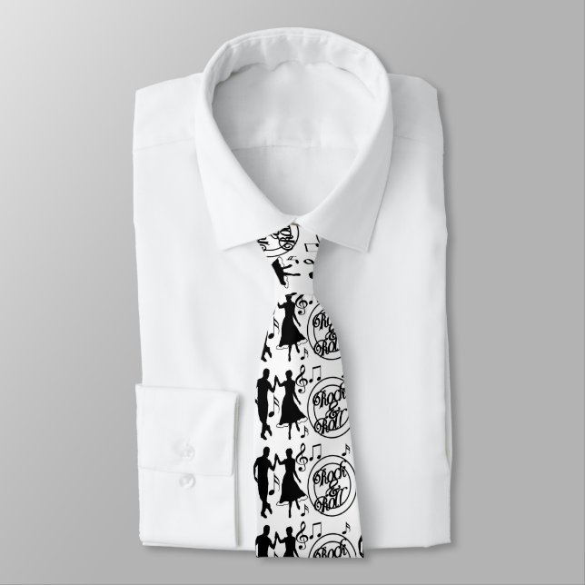 TIE FOR YOUR MAN WHO LOVES "ROCK AND ROLL"/DANCING (Tied)