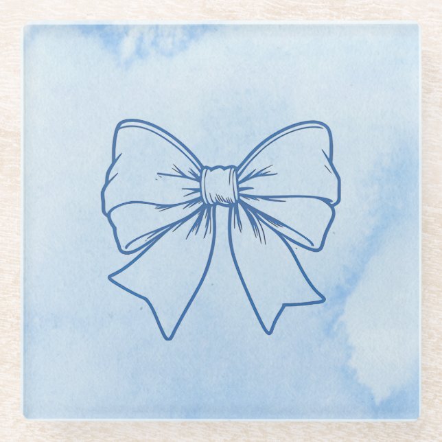 Tie Glass Coaster (Front)