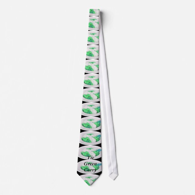Tie Green Curry - Green Curry ... on a Tie (Front)