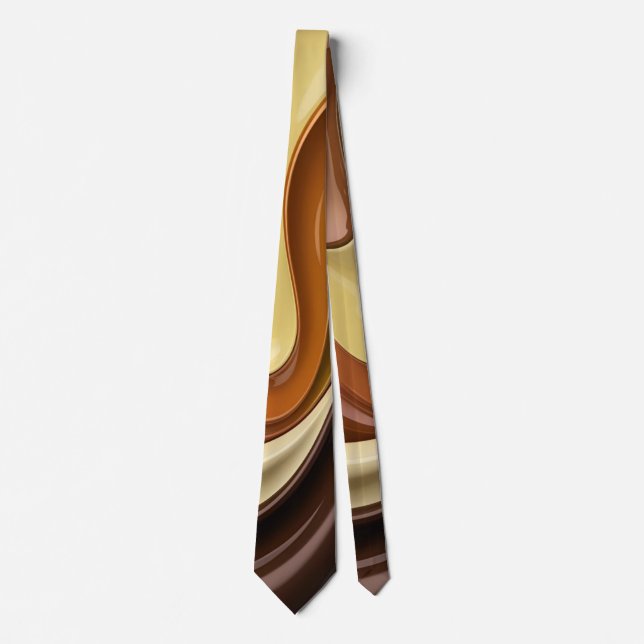 Tie in stylish abstract graphic (Front)