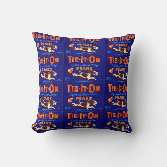 Tie-It-On Pears Cushion (Front)