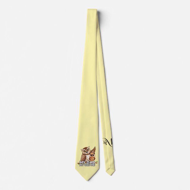 Tie : My Dad My Old Me (yellow) (Front)