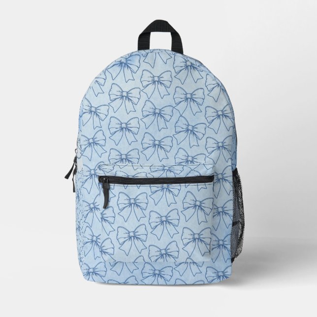 Tie Printed Backpack (Front)