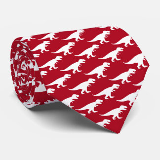 Tie REX - T-Rex King Dinosaur Tyranosaurus Red