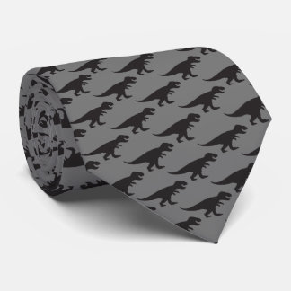 Tie REX - T-Rex King of the Dinosaurs Black Grey