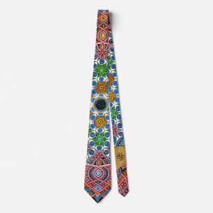Tie "Samadhi" (acrylic painting)