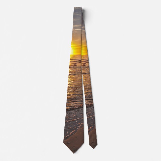Tie: Sunset by the Beach Tie (Front)