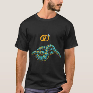 Tie The Knot Modern Colourful Black Art T-Shirt