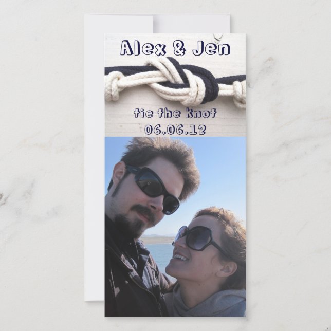 Tie the Knot Save the Date (Front)