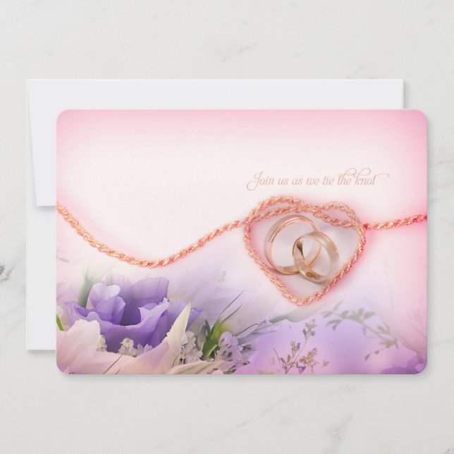 tie the Knot wedding invitation (Front)