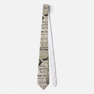 tie, vintage, newspaper tie
