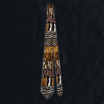 Tie Wild Mixed  Animal Print<br><div class="desc">Tie Wild Brown Animal Print Mixed Zebra Leopard Tiger</div>