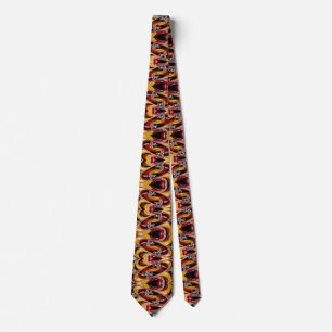 Tie with Belgian Colors Design