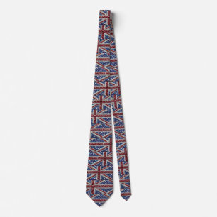 Tie with British Colours Design