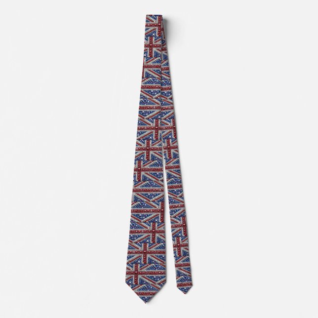Tie with British Colours Design (Front)