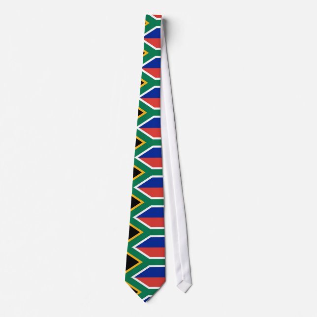 Tie with Flag of South Africa (Front)