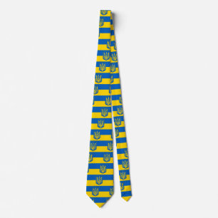 Tie with Flag of Ukraine